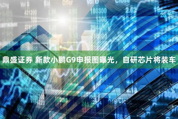 鼎盛证券 新款小鹏G9申报图曝光，自研芯片将装车